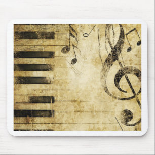 Piano Music Notes Mouse Pad
