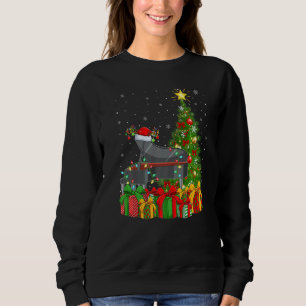Piano Music  Xmas Holiday Santa Piano Christmas Tr Sweatshirt