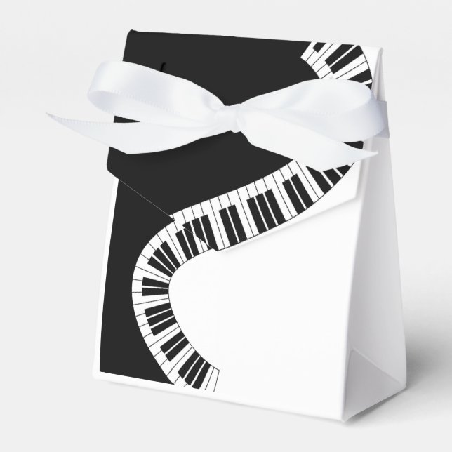 Piano Musical Favour Box (Front Side)