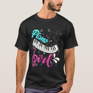 Piano Musical Pianist Keyboard Pianist Music Notes T-Shirt