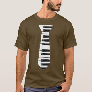 Piano Necktie Piano Player Pianist Classical Music T-Shirt
