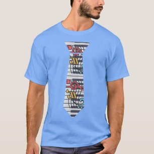 Piano Necktie Piano Player Pianist Classical Music T-Shirt