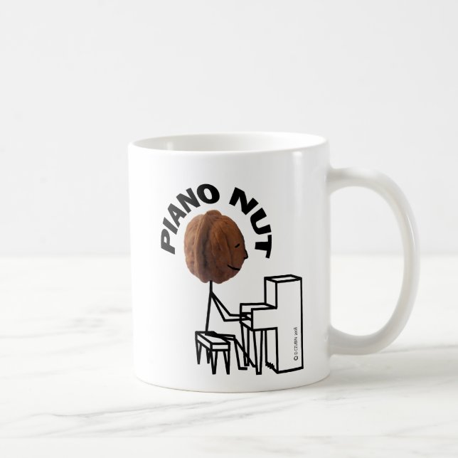Piano Nut Coffee Mug (Right)