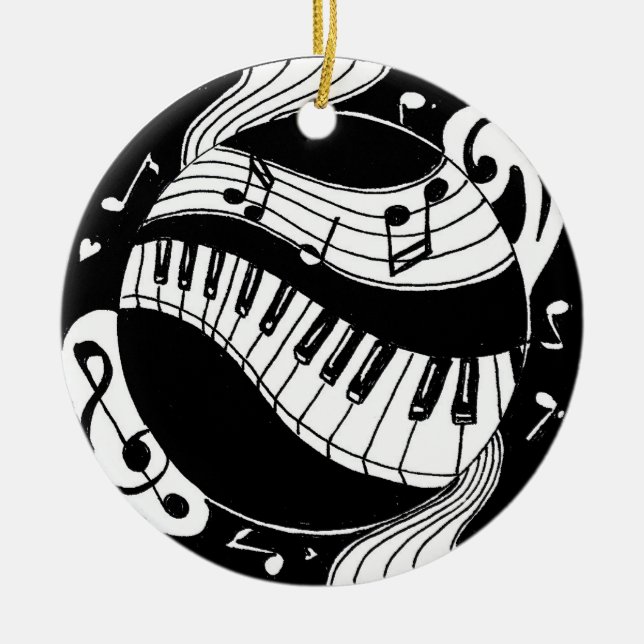 piano ornament (Front)