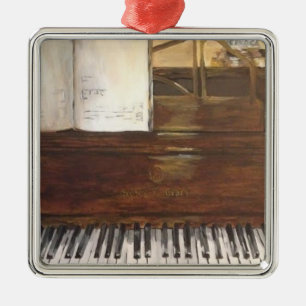 Piano Painting Christmas Ornament