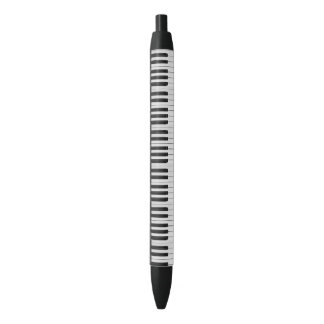 Piano pattern black ink pen