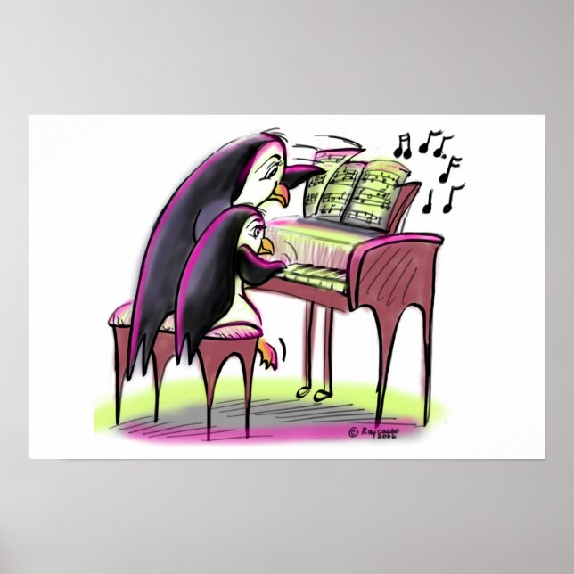 pIaNo pEnGuInS Poster (Front)