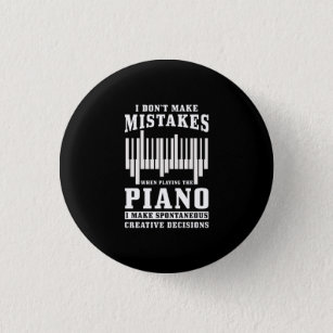 Piano Pianist Gift 3 Cm Round Badge