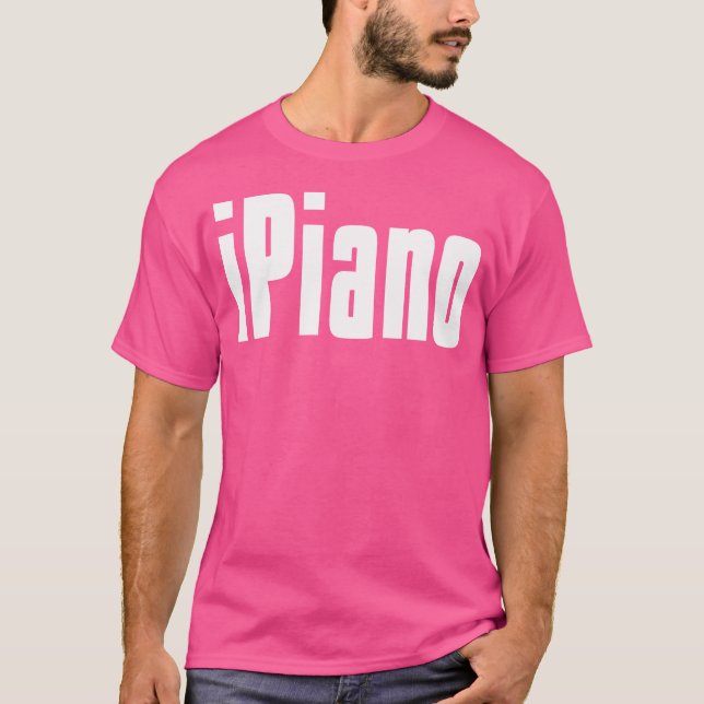 Piano Pianist Keyboard Jazz Indie Rock Blues Orche T-Shirt (Front)