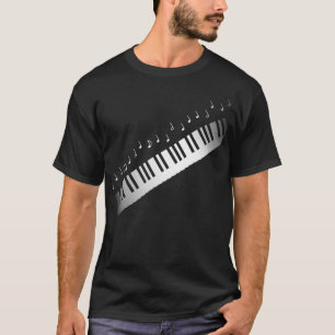 Piano Pianist Keyboard Music Notes  T-Shirt