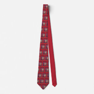 Piano Player And Music Notes Neck Tie