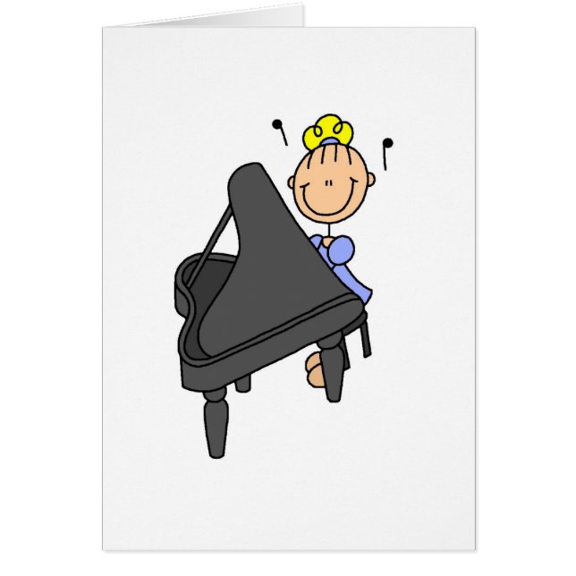 Piano Player Card (Front)