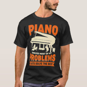 Piano Player for a Cat T-Shirt