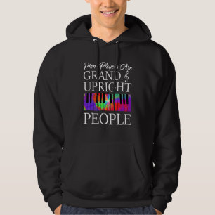 Piano Player Keyboard Musician Music Teacher Instr Hoodie