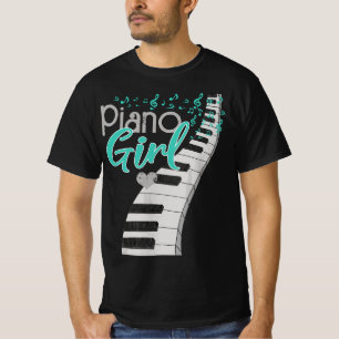 Piano Player Lover Pianist Girls Piano Music  T-Shirt