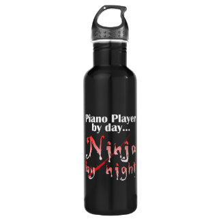 Piano Player Ninja 710 Ml Water Bottle