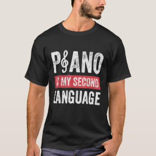 Piano Player Pianist Music Musician Vintage T-Shirt