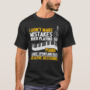 Piano Player Pianist Musician Musical Instrument M T-Shirt
