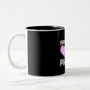 Piano Player Piano Music Pianist Wife Two-Tone Coffee Mug