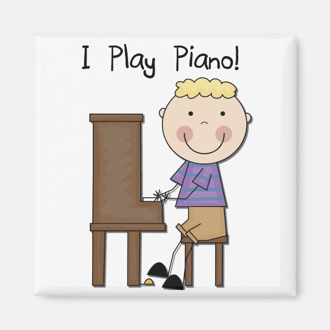 Piano Player Tshirts and Gifts Magnet (Front)