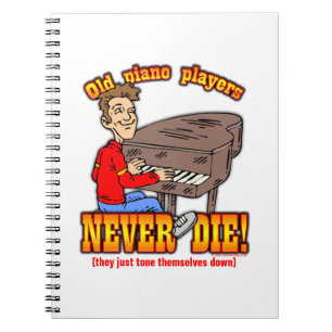 Piano Players Spiral Notebook