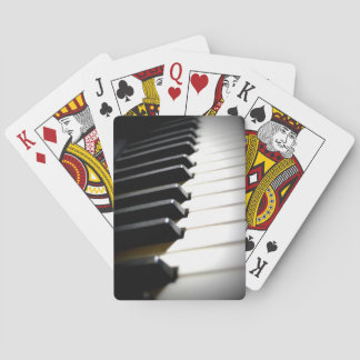 piano playing cards