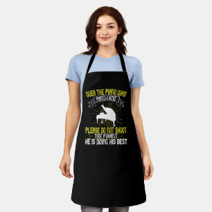 Piano - Please Do Not Shoot The Pianist Apron