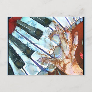 PIANO POSTCARD