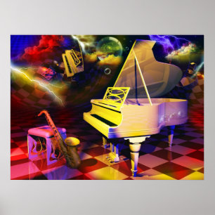 Piano Poster