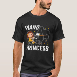 Piano Princess Gift Women Pianist Gifts for Girls T-Shirt