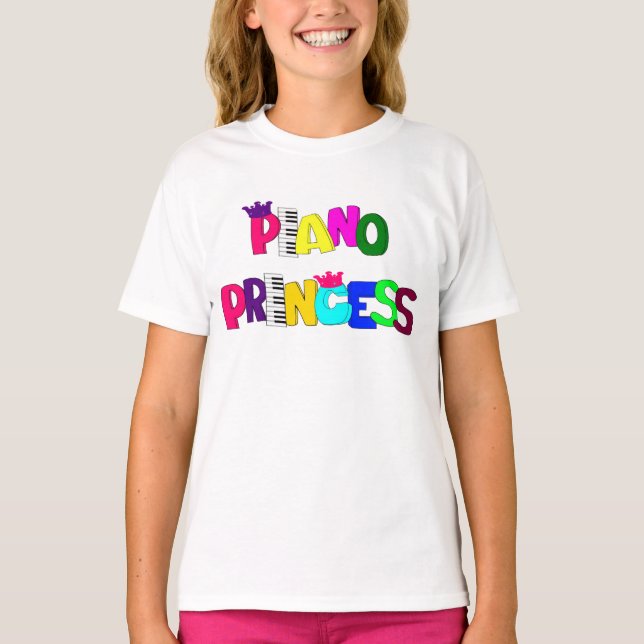 Piano Princess T-Shirt (Front)