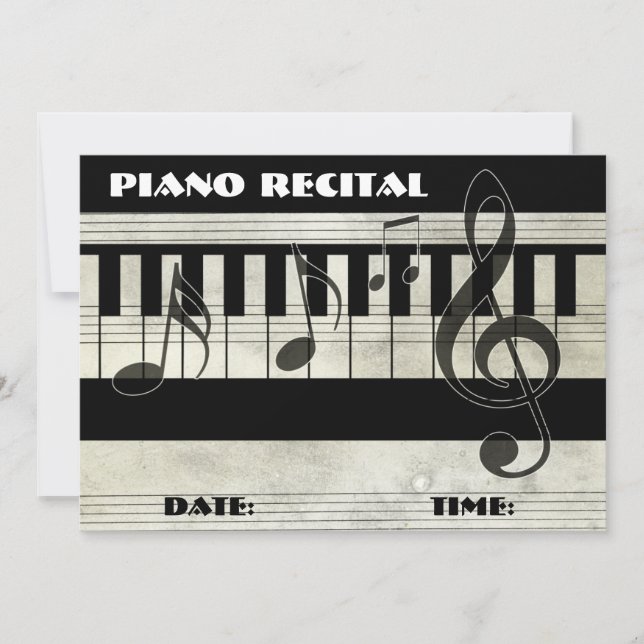 Piano Recital Invitation (Front)