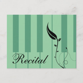 Piano Recital Invitation