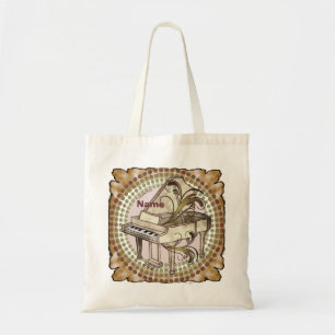 Piano Rhythm Tote Bag