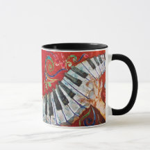 Piano Ringer Mug
