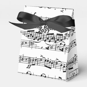 Piano Sheet Music for Recital Favour Box