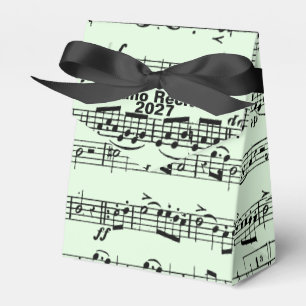 Piano Sheet Music for Recital Favour Box