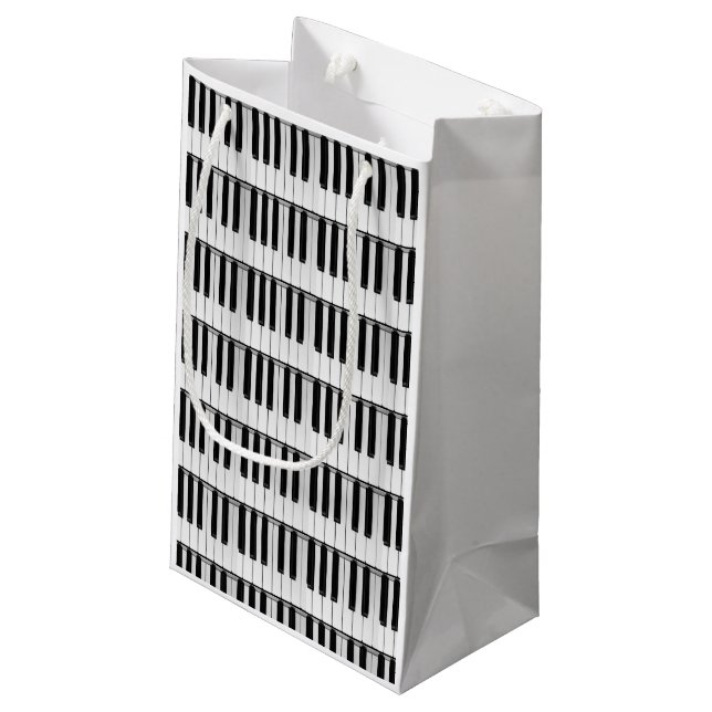 Piano Small Gift Bag (Back Angled)