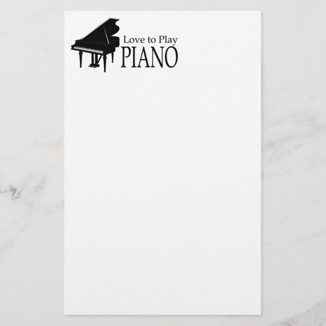 Piano Stationery (Front)
