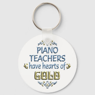 Piano Teacher Appreciation Key Ring