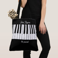 Piano Tote Bag for stylish Pianist