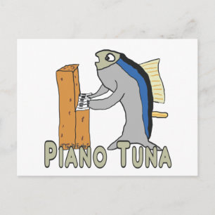 Piano Tuner (Tuna) Postcard