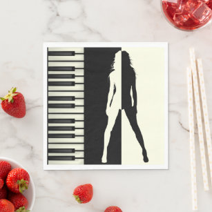 Piano Woman Napkin