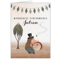 Piano Wonderful Performance Greeting Card
