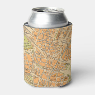 Pianta di Milano - Map of Milan, Italy Can Cooler