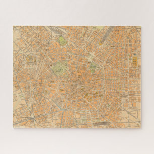 Pianta di Milano - Map of Milan, Italy Jigsaw Puzzle