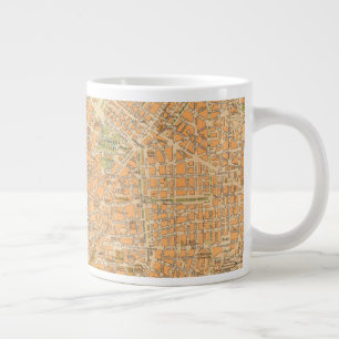 Pianta di Milano - Map of Milan, Italy Large Coffee Mug