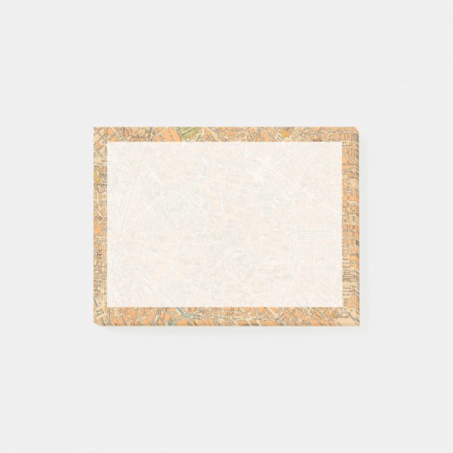 Pianta di Milano - Map of Milan, Italy Post-it Notes (Front)