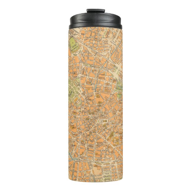 Pianta di Milano - Map of Milan, Italy Thermal Tumbler (Front)