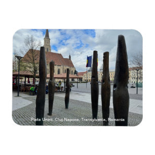 Piata Unirii, Cluj-Napoca, Romania, on a Magnet